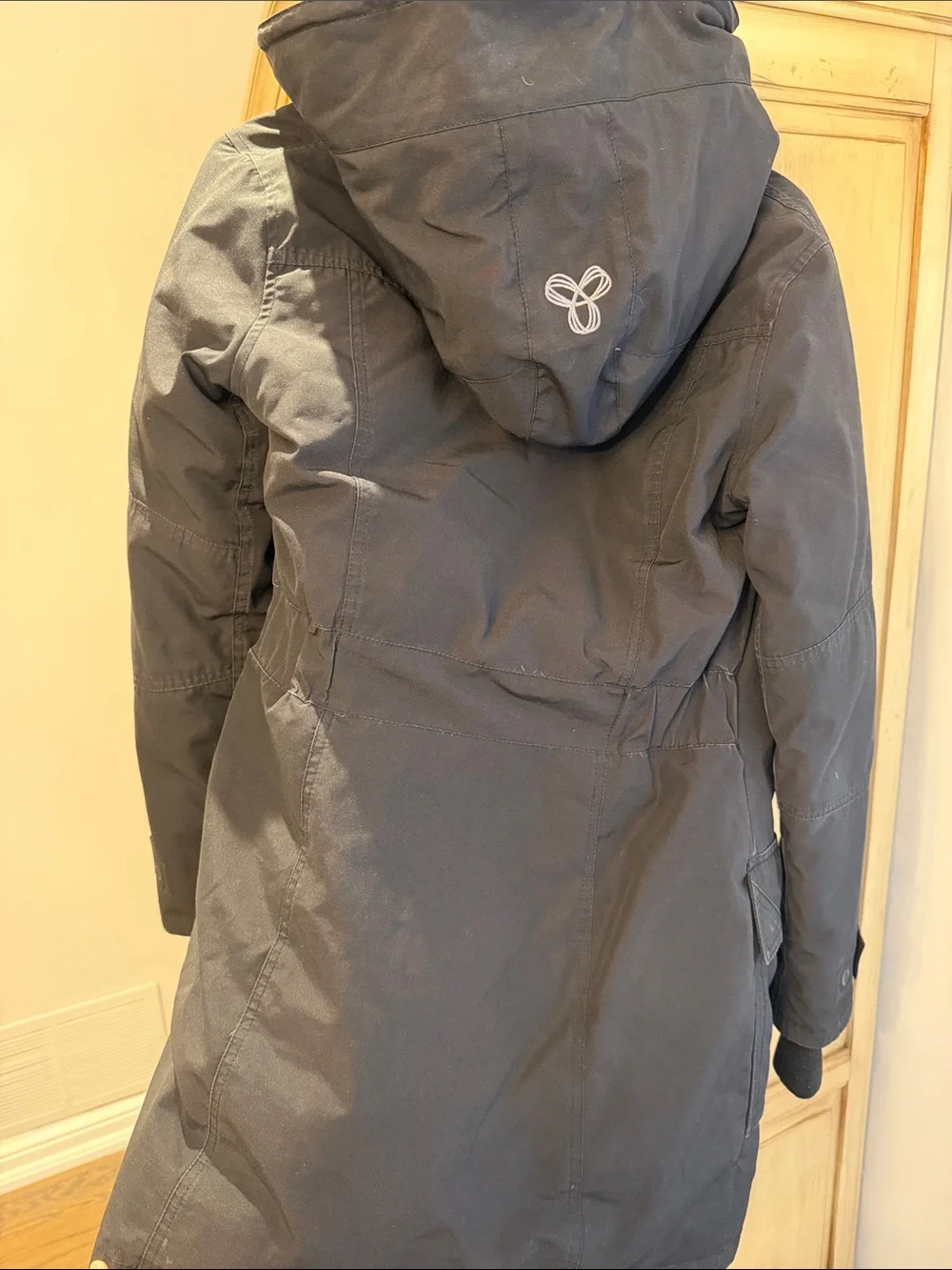 TNA Hooded Field Parka Jacket - Charcoal - Picture 3 of 4